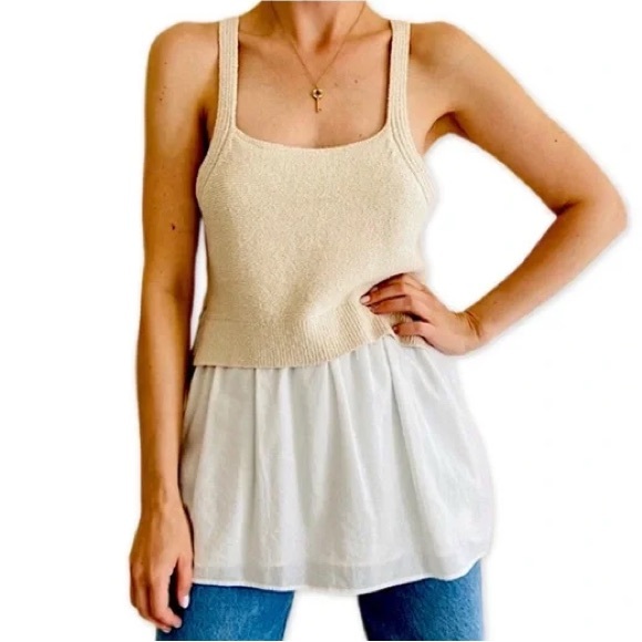 Anthropologie Layered Sweater Tank - Picture 5 of 6